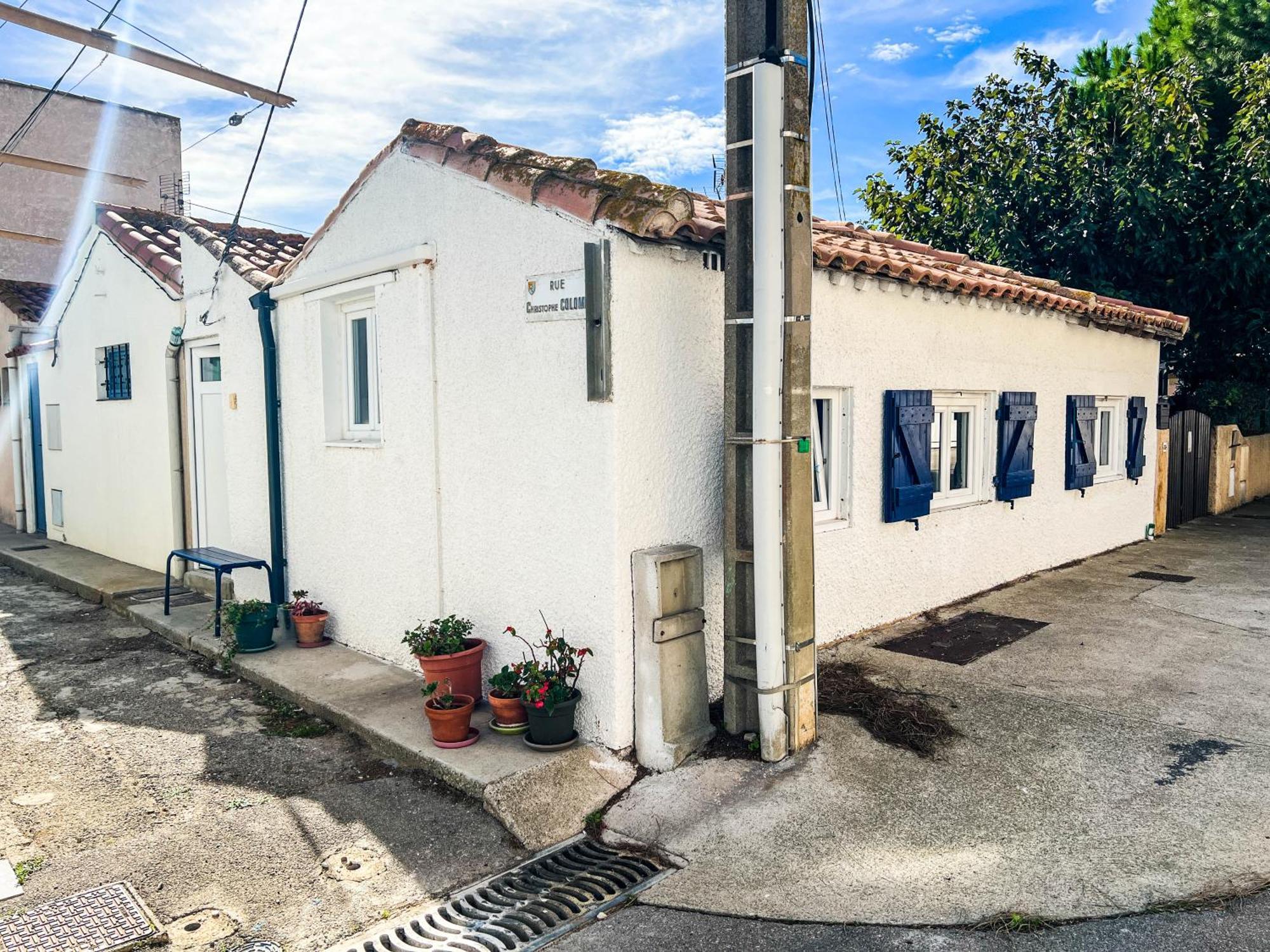 Maisonnette De Pecheur Chauffee Et Climatisee Port-la-Nouvelle Exteriör bild